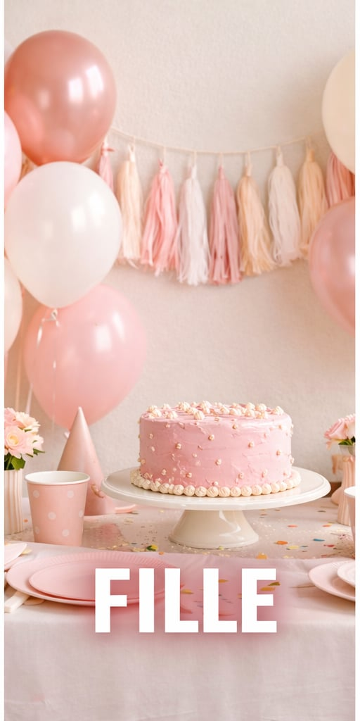 Décoration anniversaire fille