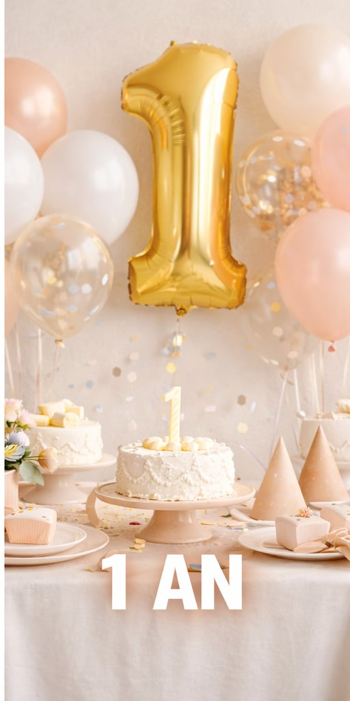 Décoration anniversaire 1 an